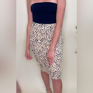 Dalmatian Print Skirt Size Medium